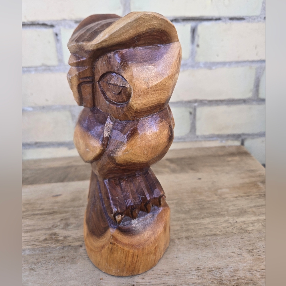 Vintage Owl Carving - Picture 5 of 9